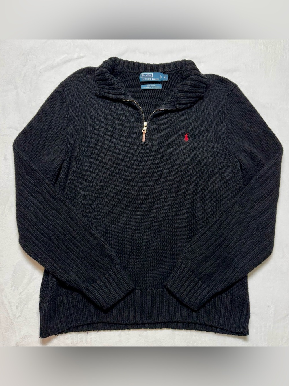 Polo Ralph Lauren Quarter Zip Mens Sweater